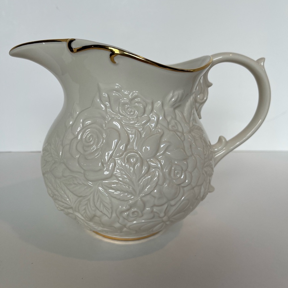 Lenox Conforti Collection Embossed Water Pitcher